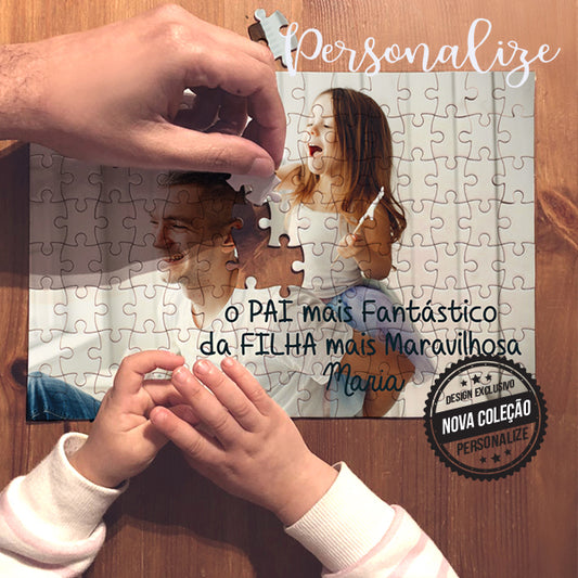 Puzzle " O pai mais fantástico da filha mais maravilhosa" 120 peças