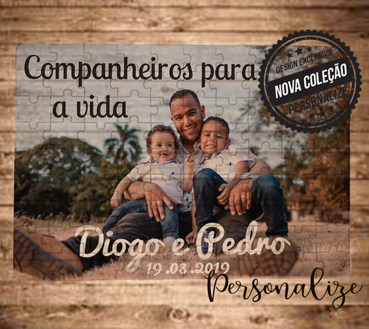 Puzzle 80 peças personalizado Personalize