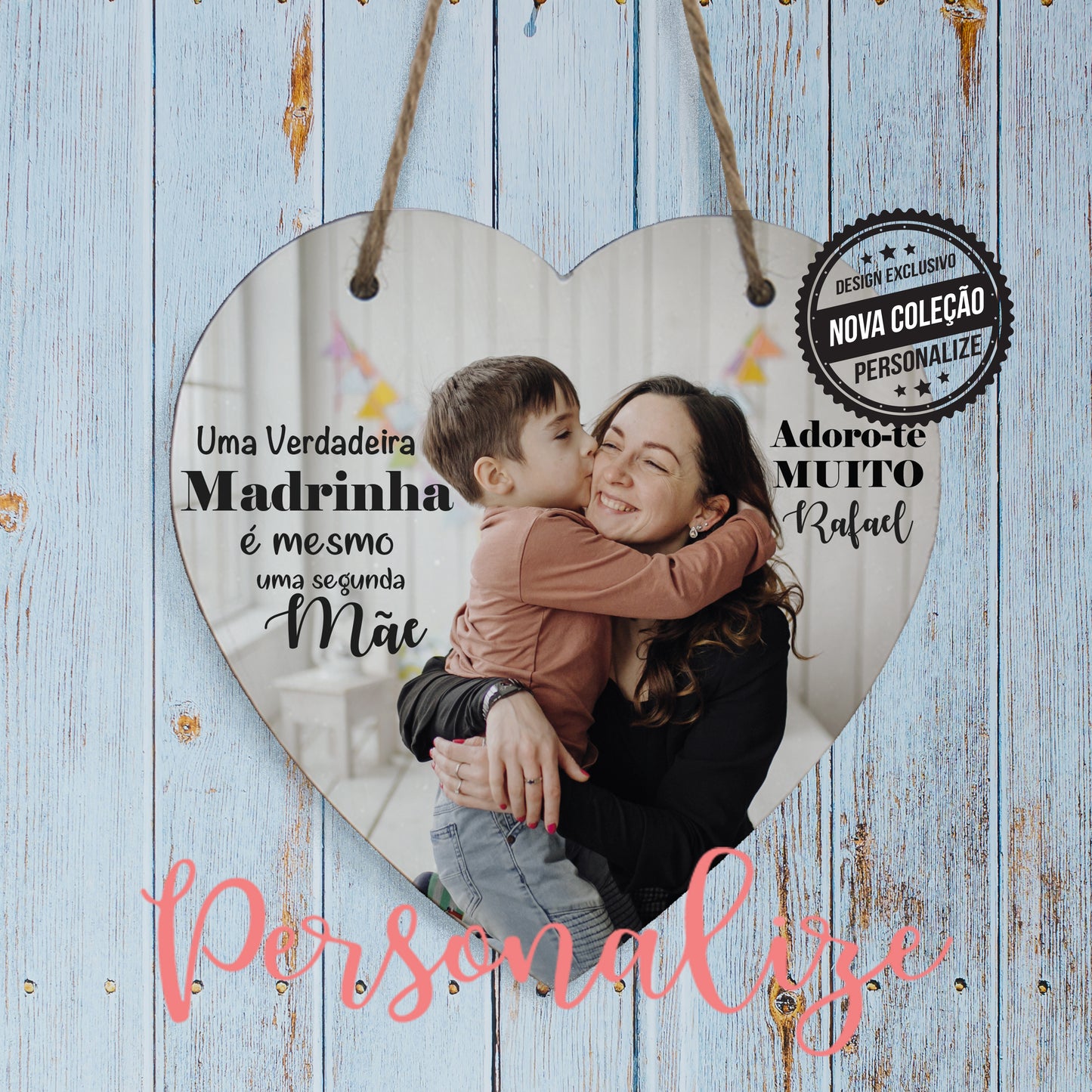 Quadro de madeira " Madrinha"