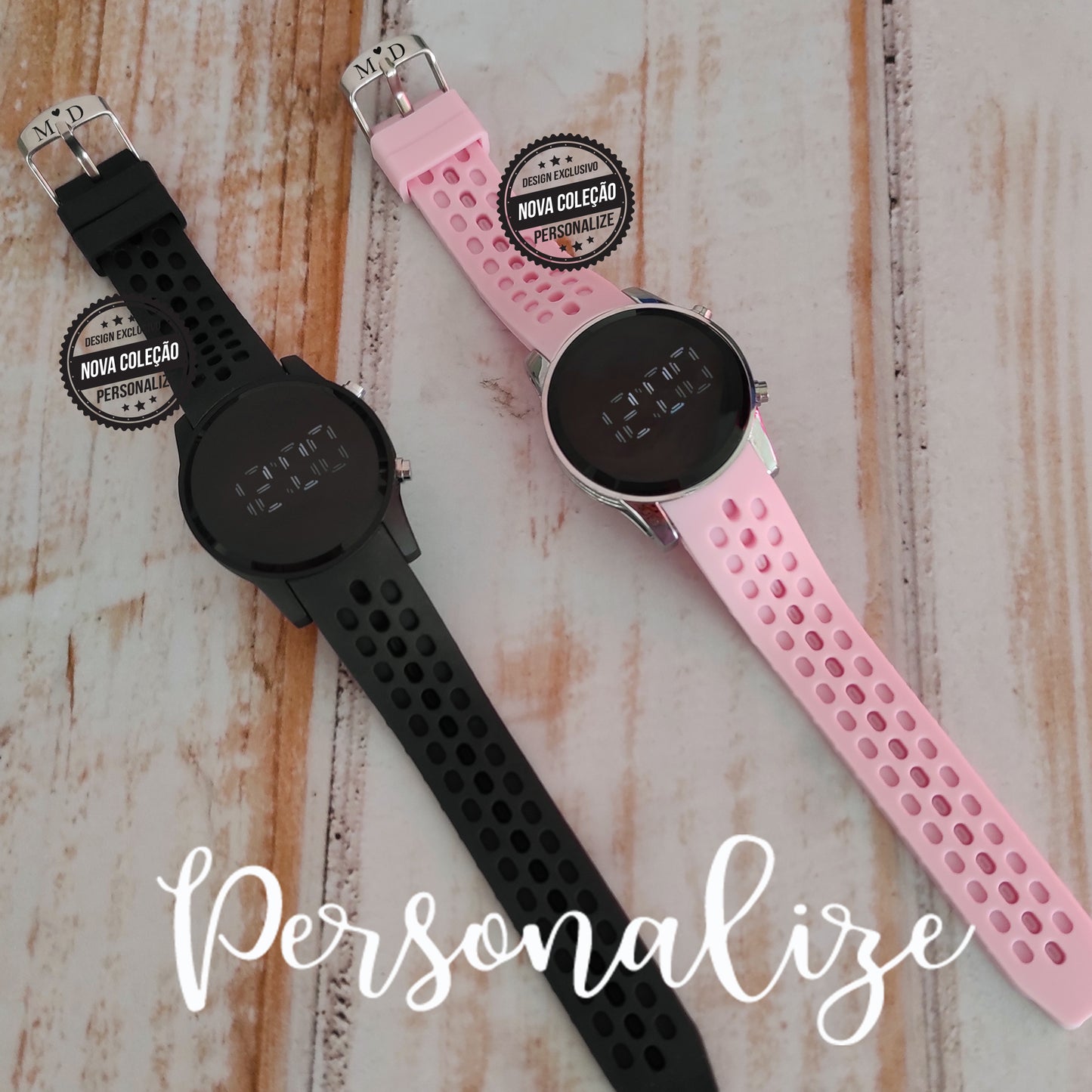 Relógios digitais " valentine "