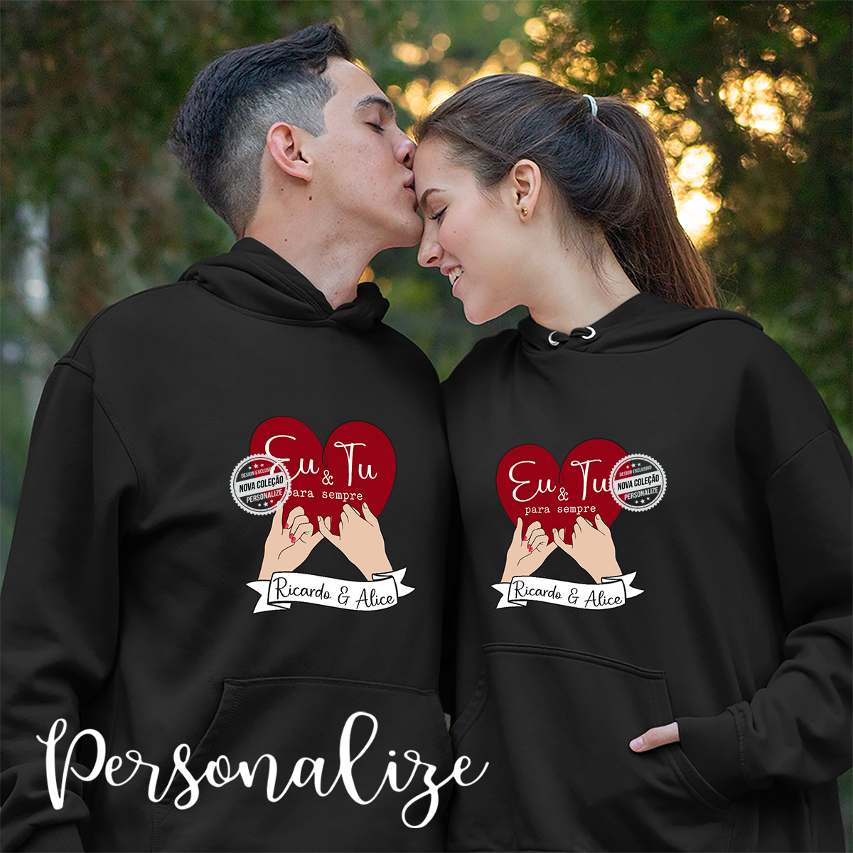 Novidade! Conjunto de sweats super confortáveis e quentinhas Pinky promise "EU e tu...Para sempre". Pode personalize com a frase a seu gosto. Vendido em conjunto e separadamente. Tamanhos disponíveis: S /