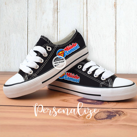 tenis personalizados criança super miudo
