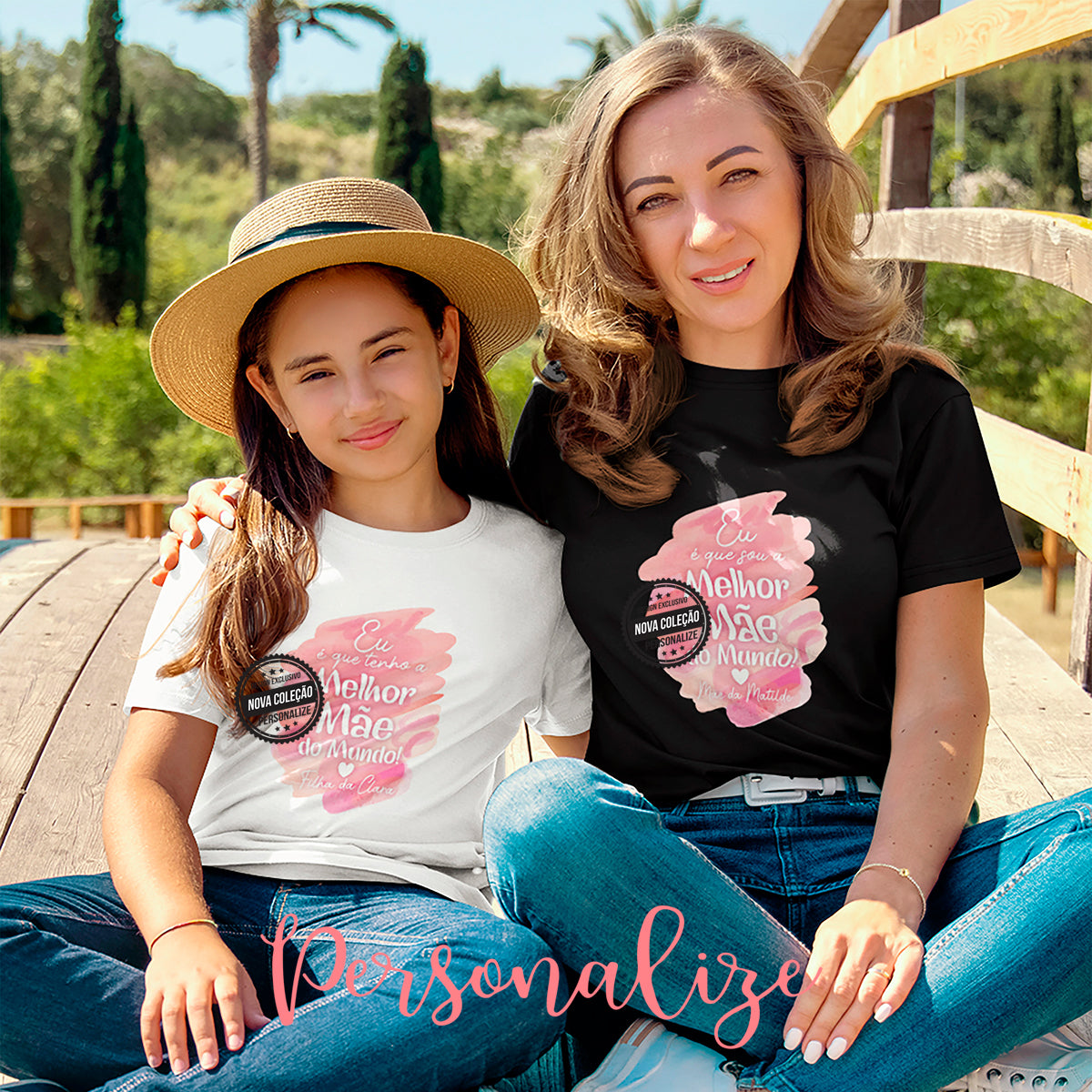 T-shirt "Melhor mãe"