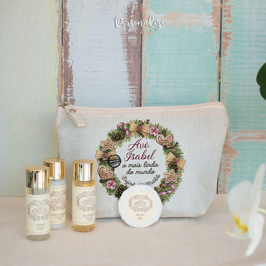 Bolsa de cosméticos de Natal "Grinalda"