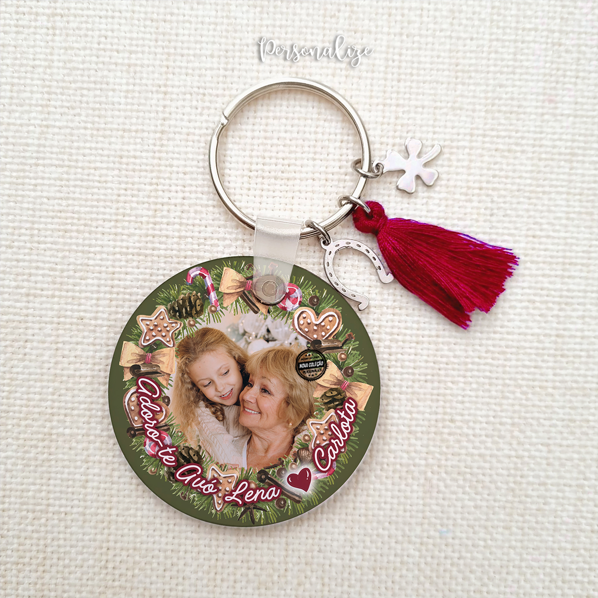 Porta-chaves "Grinalda - Natal"