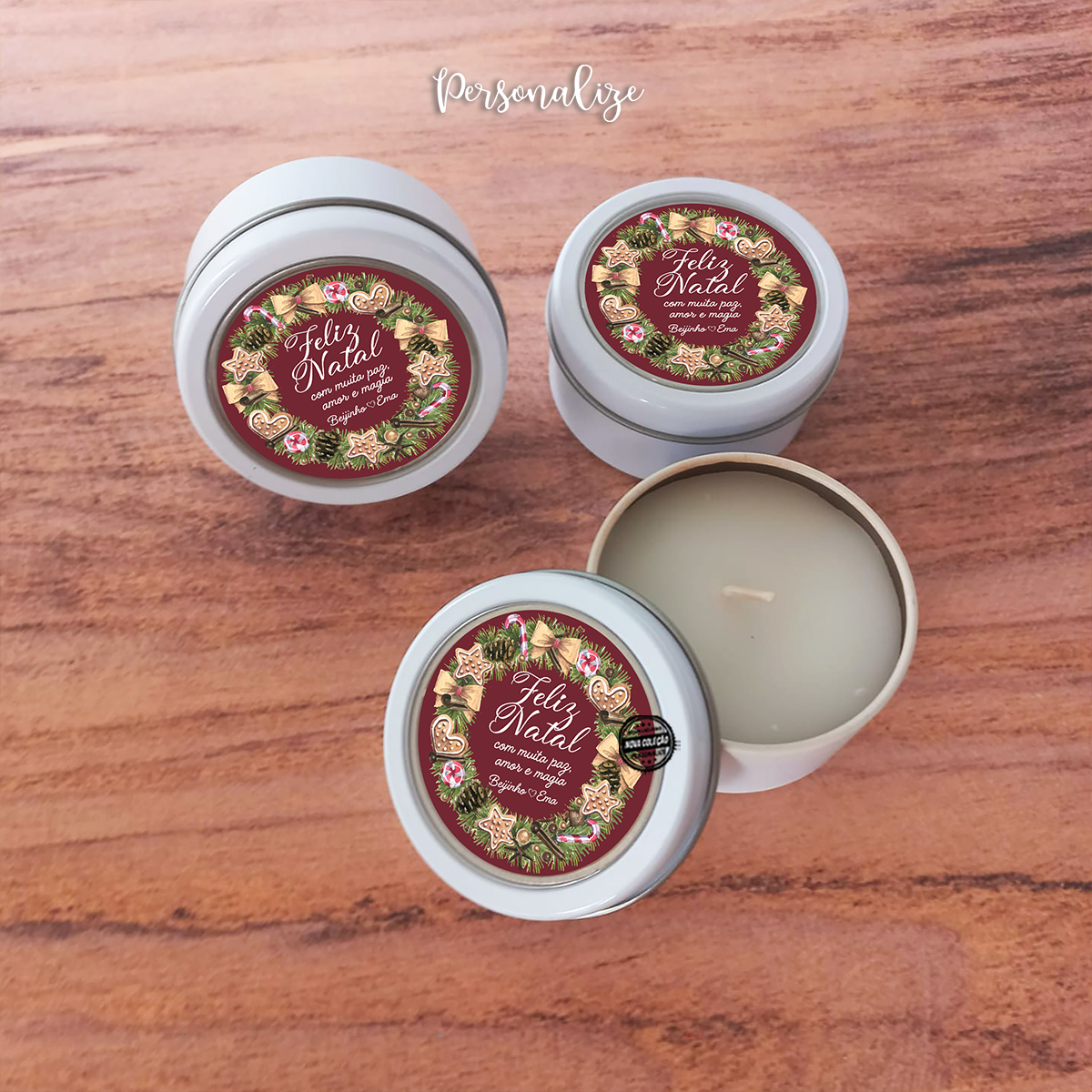 Vela de Natal "Grinalda"