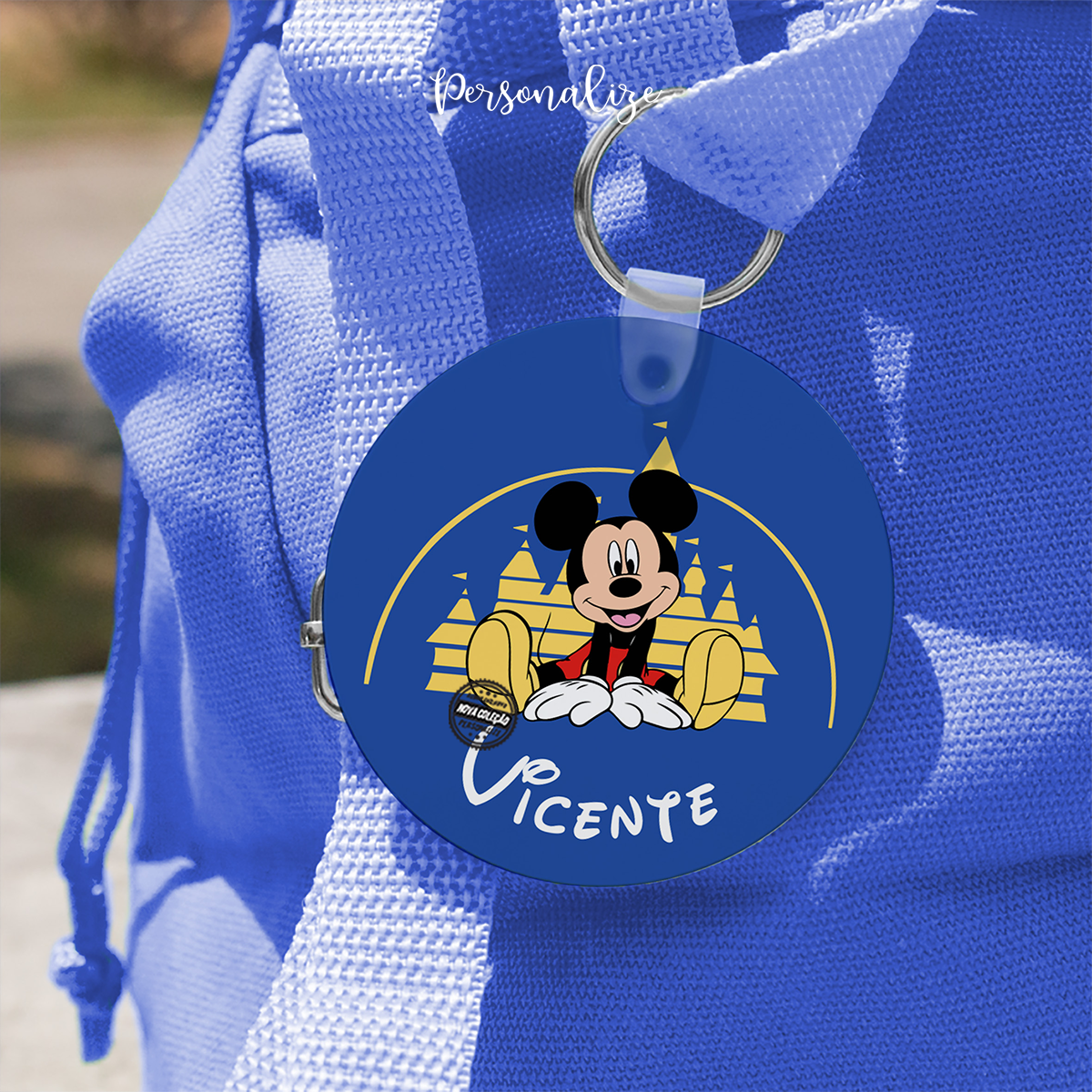 Identificador de mochila "Mickey"