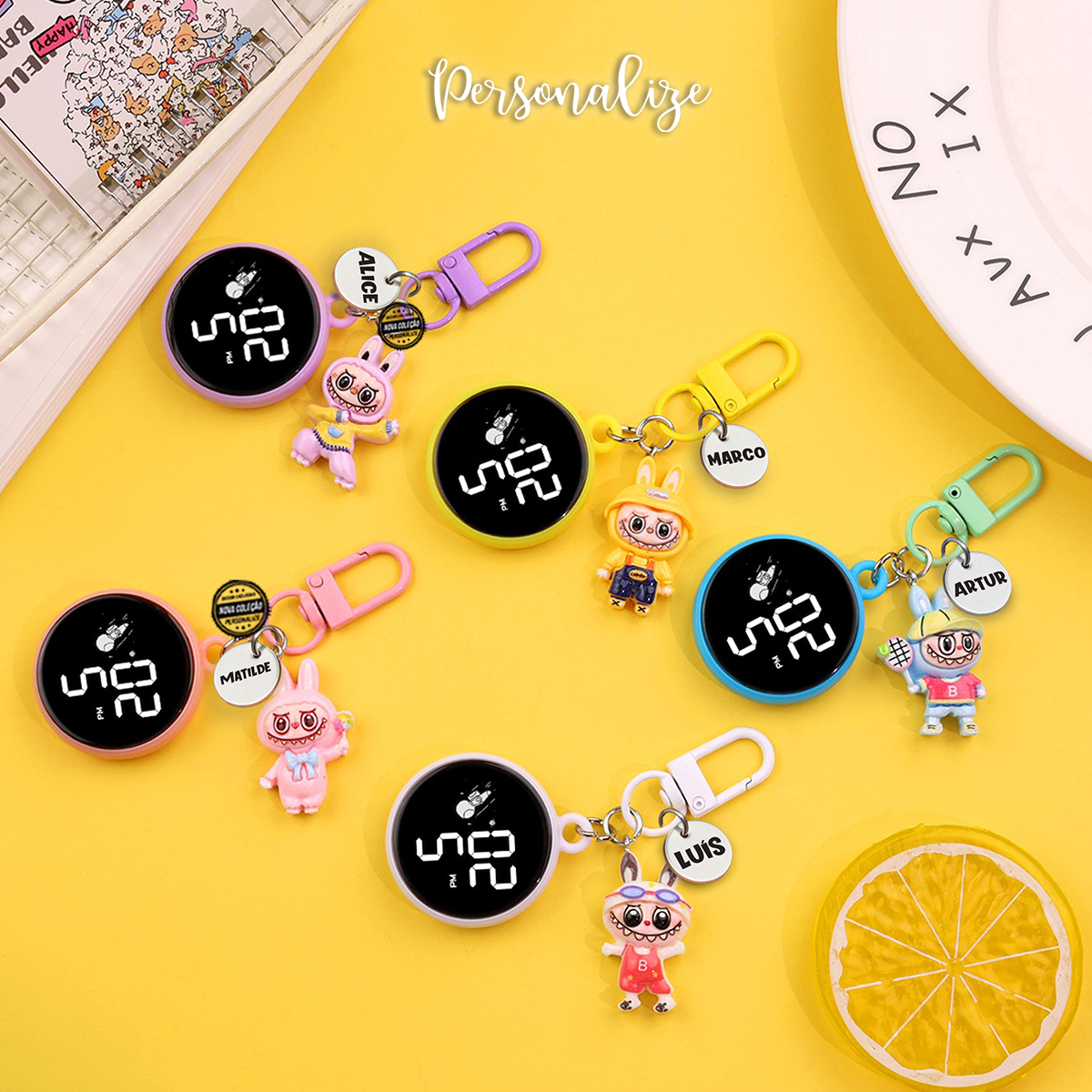 Porta-chaves/relógio "Labubu"