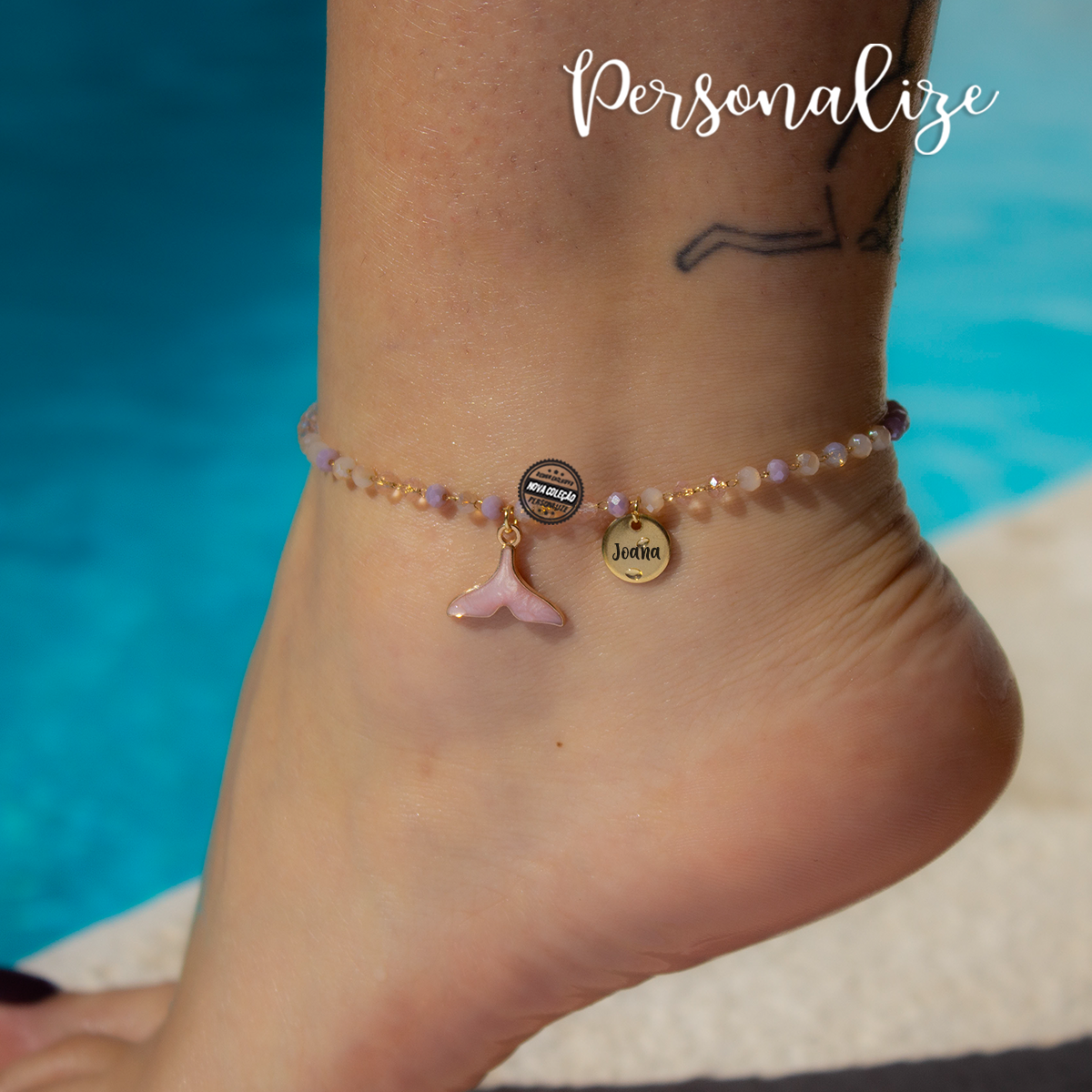 Pulseira de pé "Mermaid"