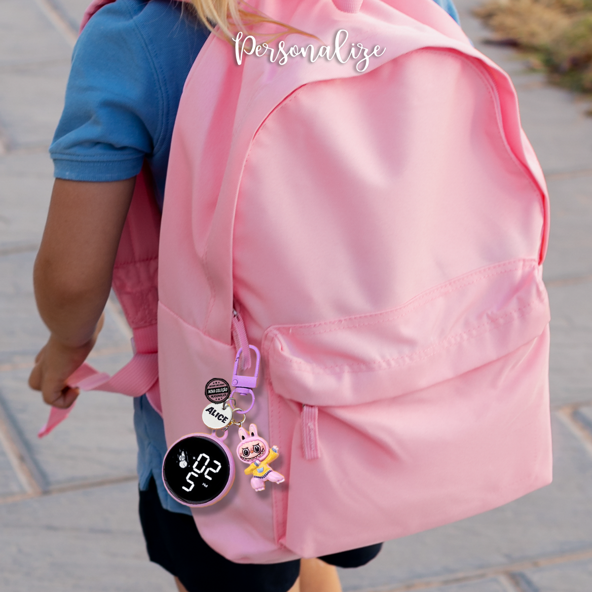 Porta Chaves Rel Gio Labubu Personalize