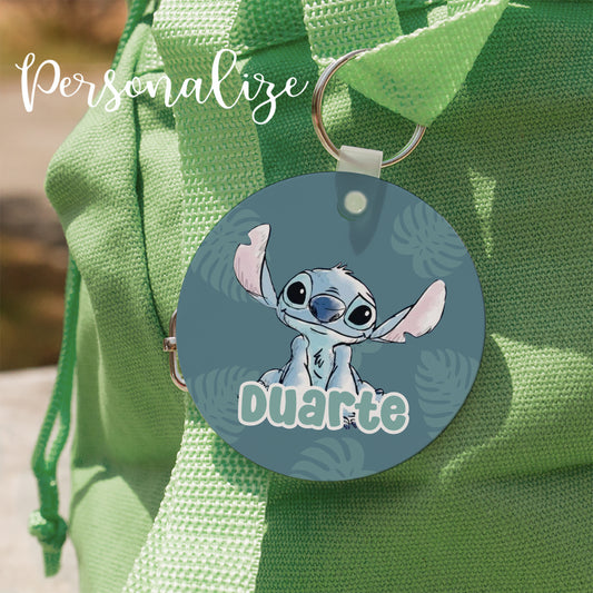 Identificador de mochila " Stitch "