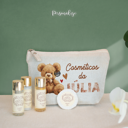 Kit ursinho "Cosméticos da..."