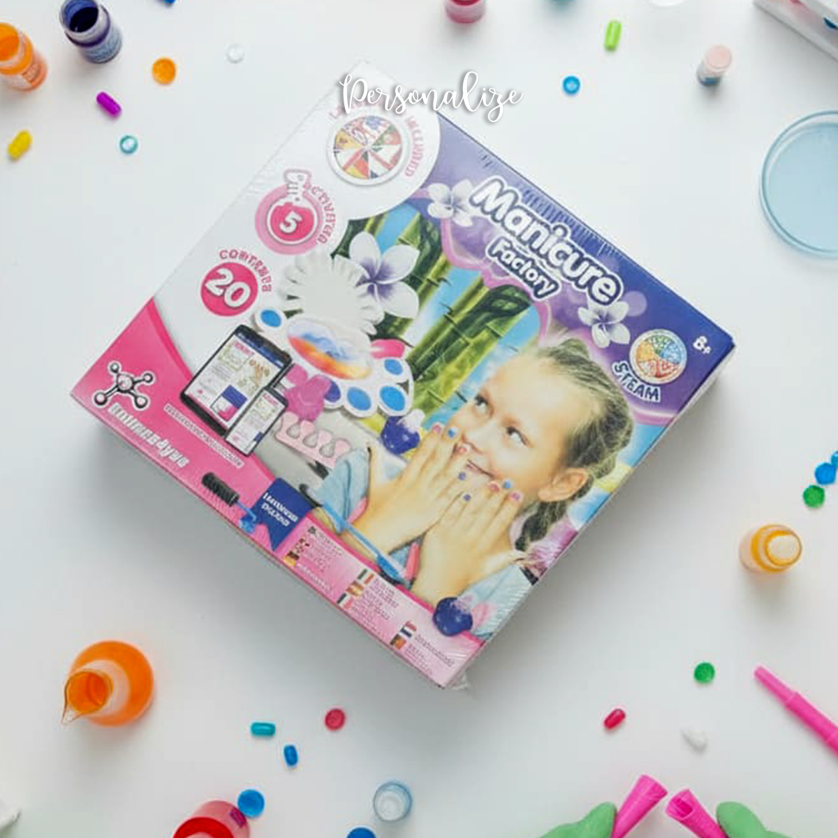 Jogo de criança science4you "Fábrica de Manicure"