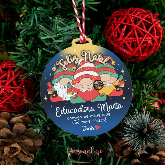 Pendente de natal "Gnomos"