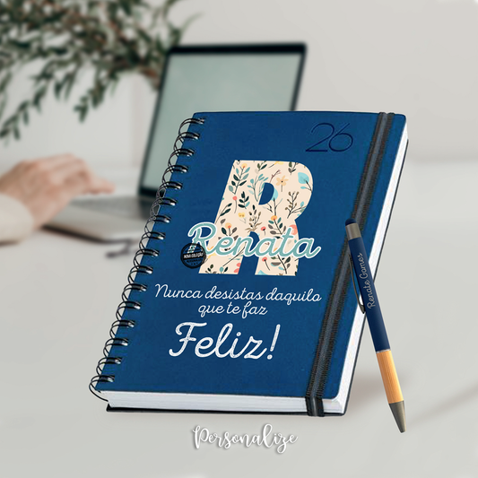 Agenda A5 diária 2026 " Inicial "