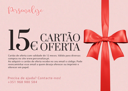Cartão de oferta Personalize