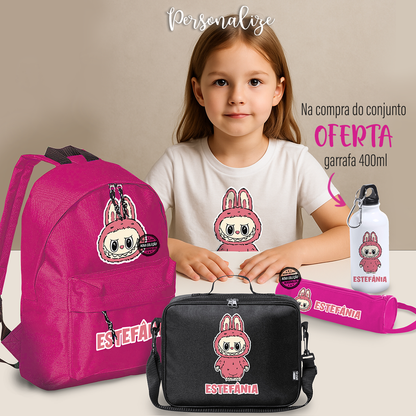 Conjunto regresso às aulas "Labubu"