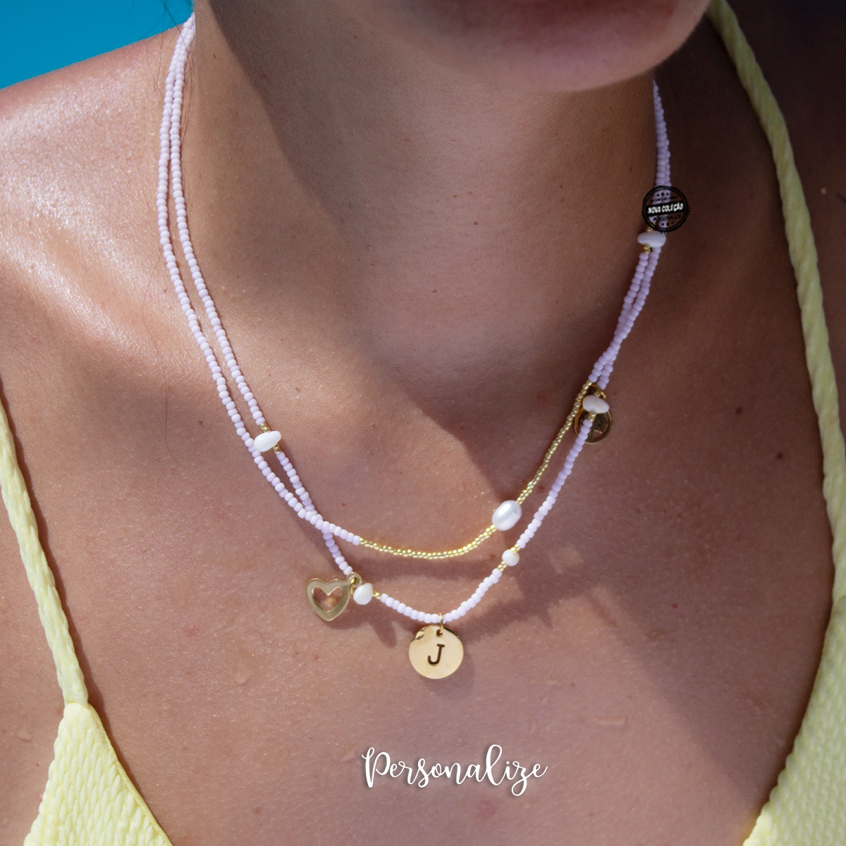 Fio duplo missangas "inicial"