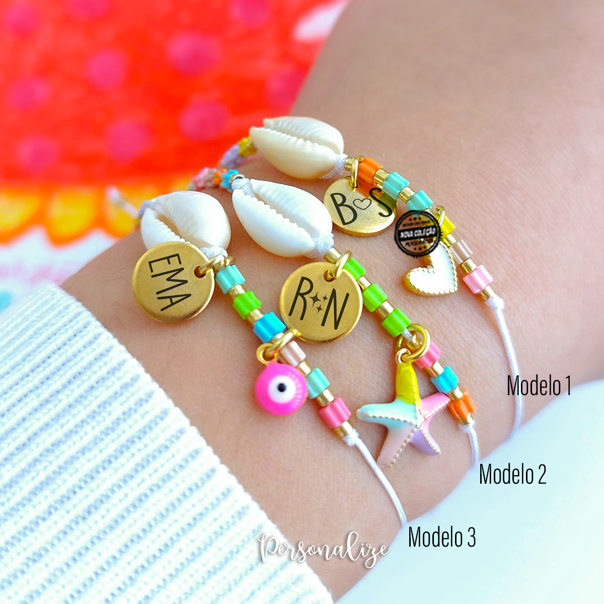 Pulseira ajustável Búzio