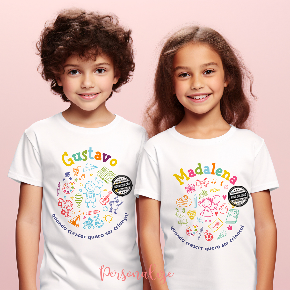 Conjunto criança "Quando for grande quero ser..."