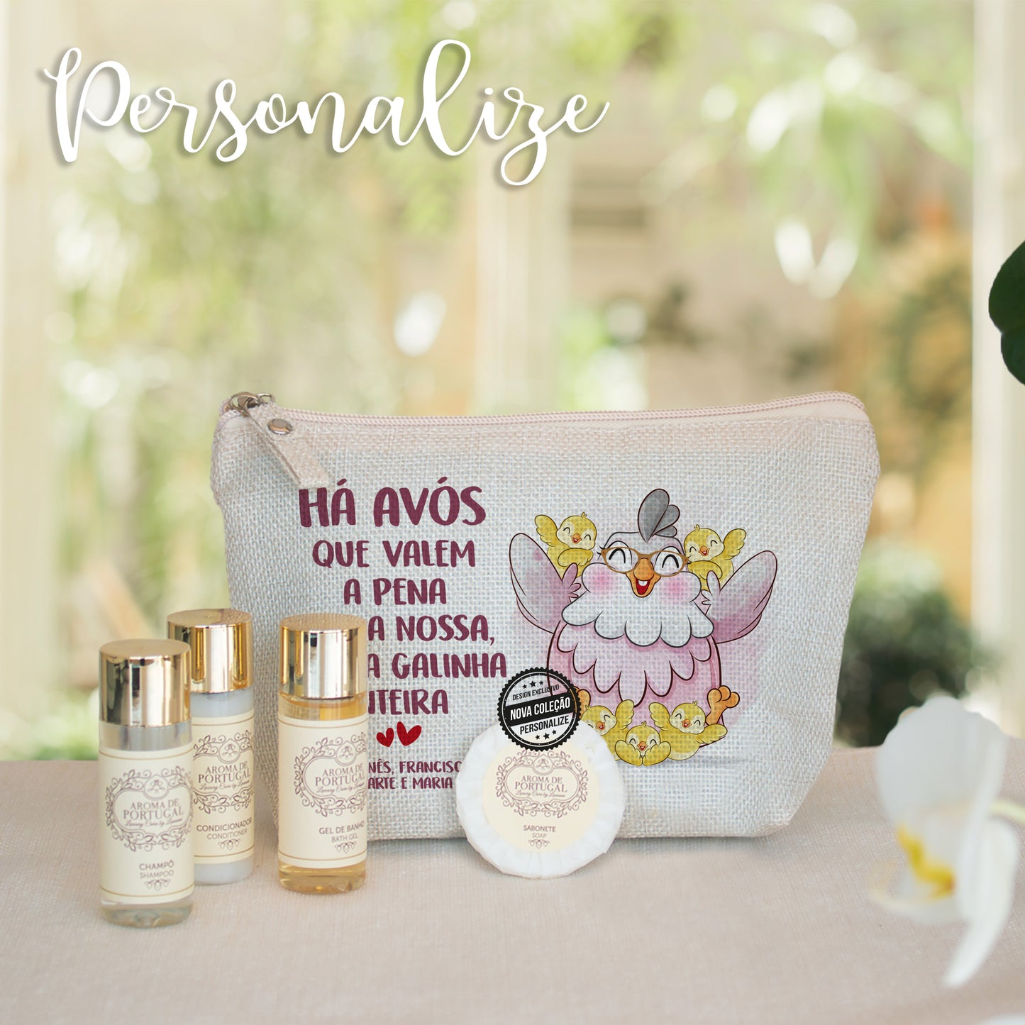 Bolsa com cosméticos "Há avós que valem a pena..."