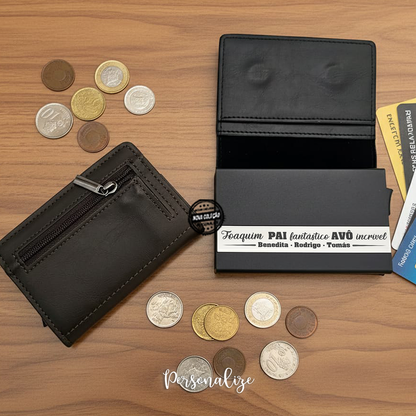 Carteira de homem RFID "Pai/ Avô"