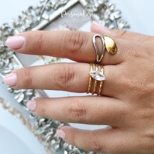 Aneis ajustáveis "Princess"