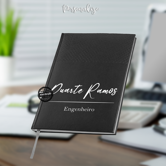 Agenda semanal A5 2026 "Nome e profissão"