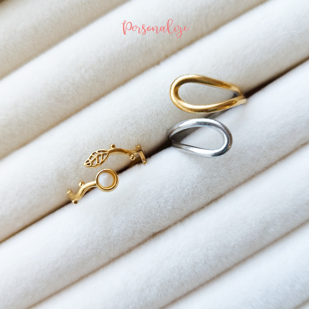 Aneis ajustáveis "Flora"