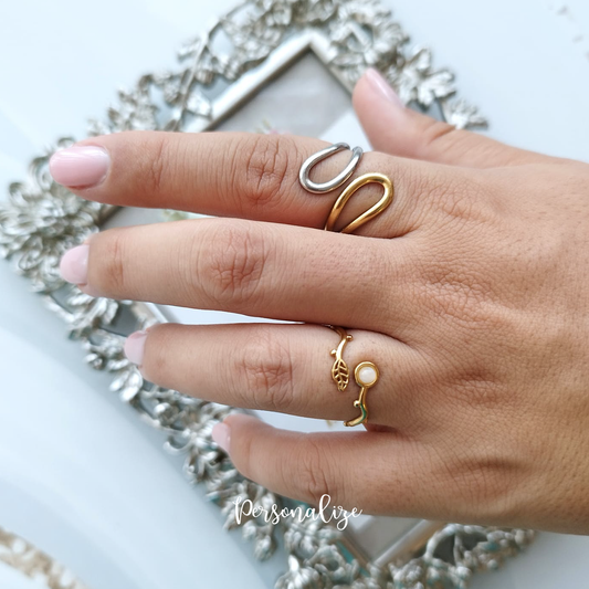 Aneis ajustáveis "Flora"