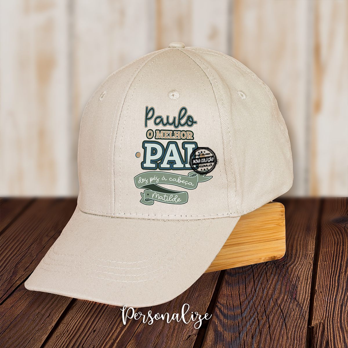 Conjunto t-shirt e/ou boné  "O melhor pai dos pés à cabeça"