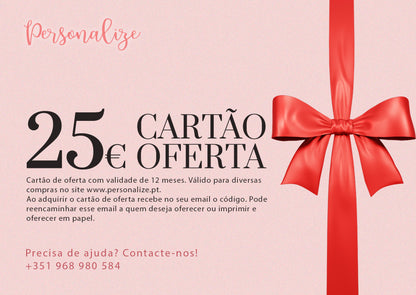 Cartão de oferta Personalize