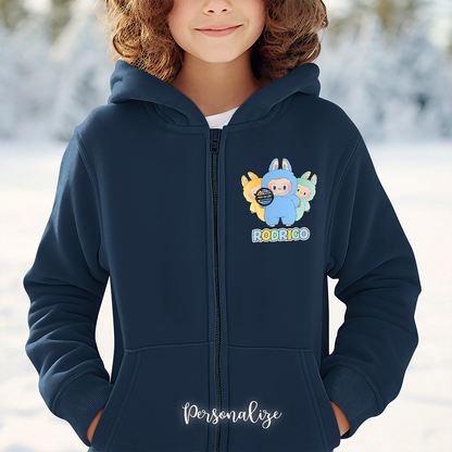 Casaco de fecho "Labubu"