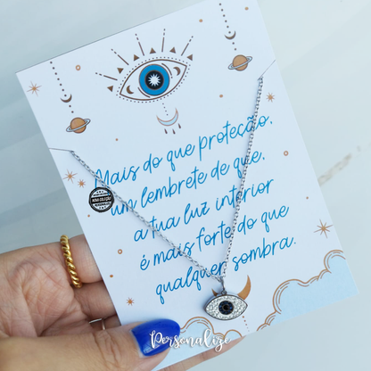 Fio com cartão "Proteção"