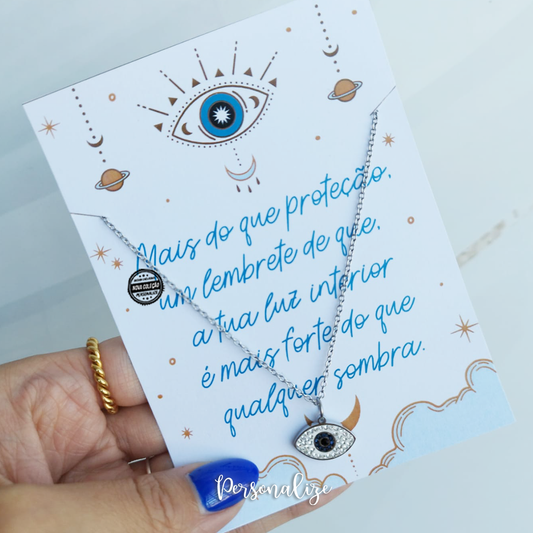 Fio com cartão "Proteção"