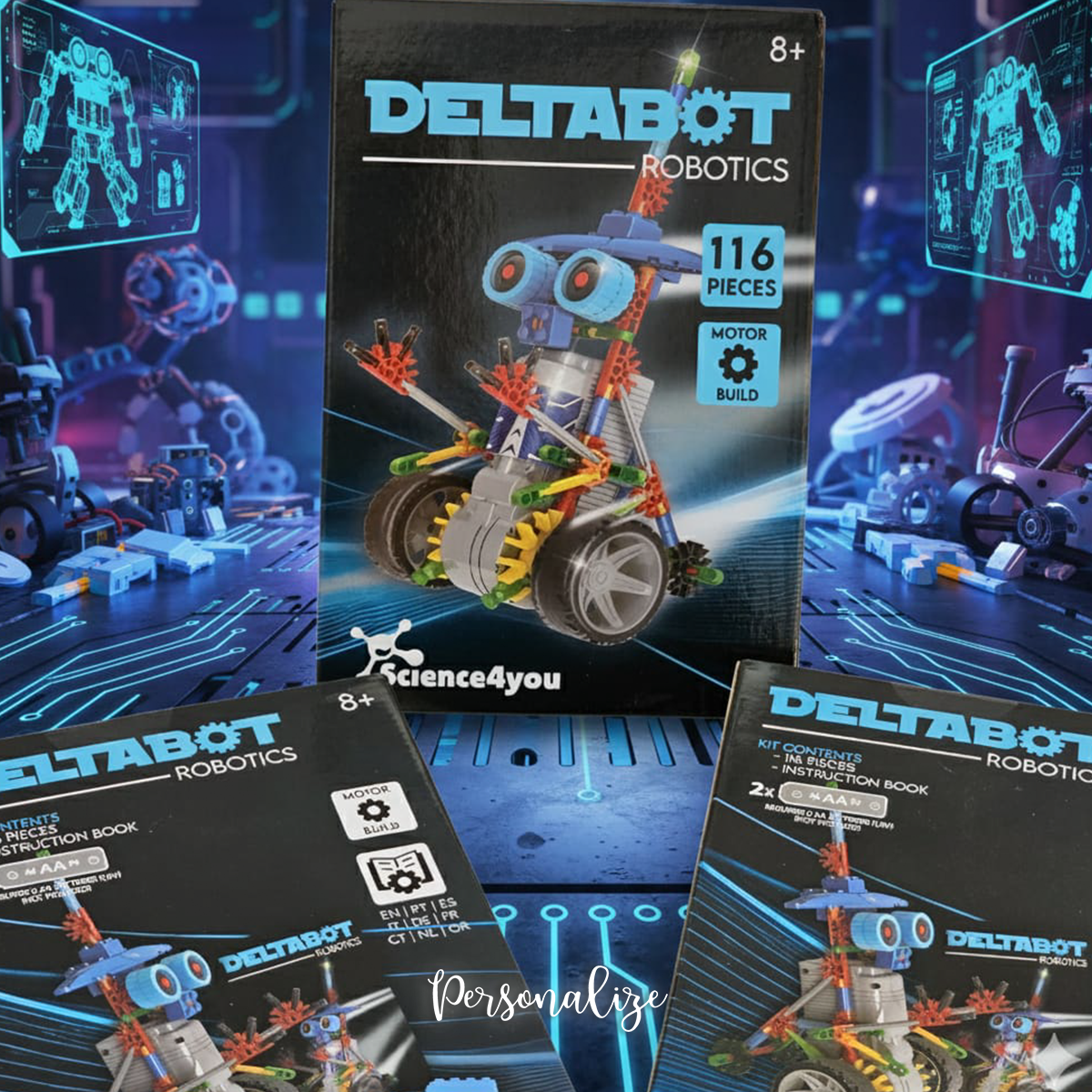 Jogo de criança science4you "Deltabot"