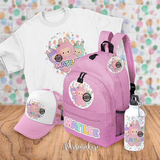 Conjunto regresso às aulas "Labubu"