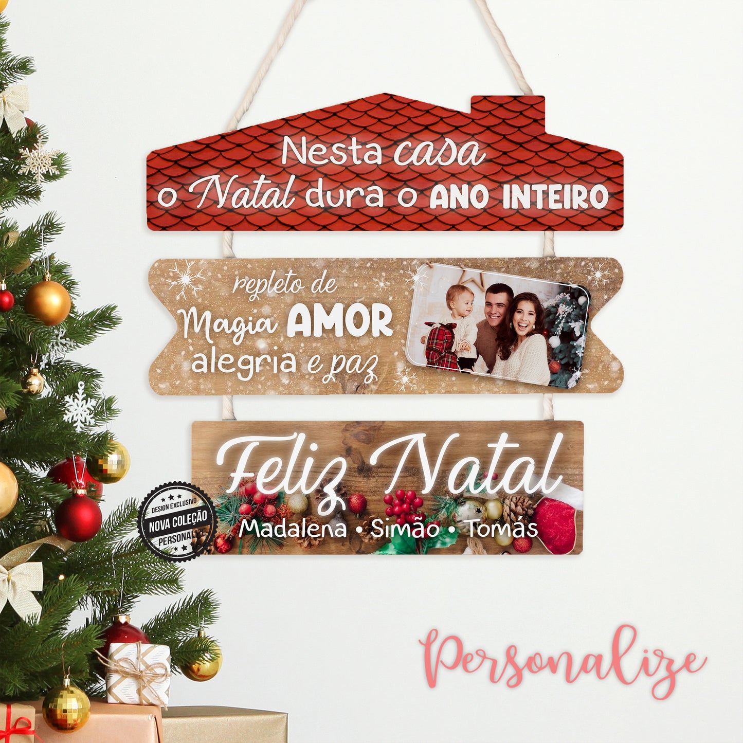 Quadro Casinha de Natal