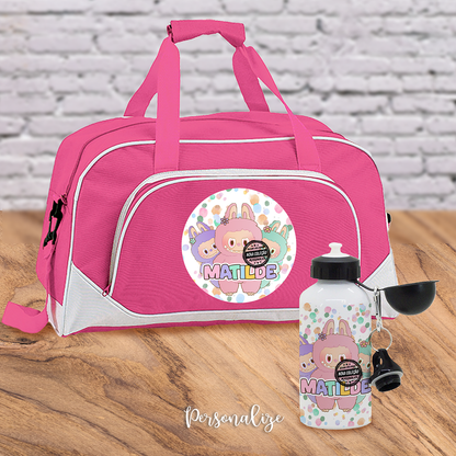 Conjunto saco de desporto "Labubu"