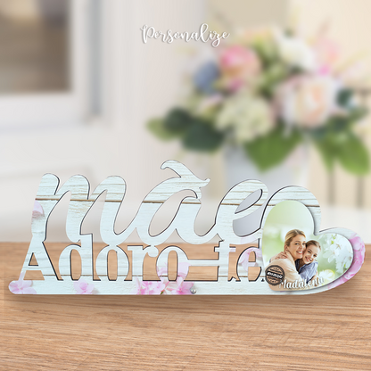 Moldura de madeira "Mãe/avó"