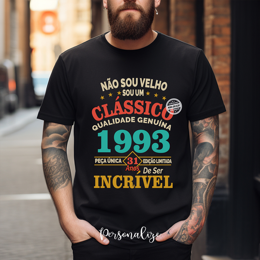 T-shirt "Sou um clássico"