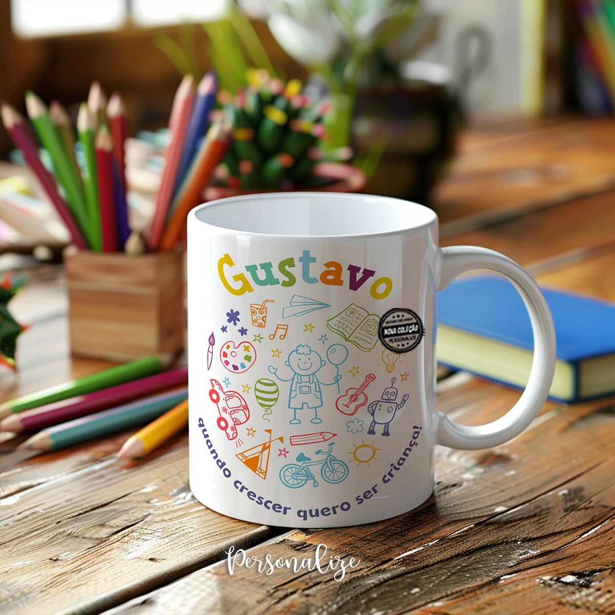 Caneca "Quando crescer..."