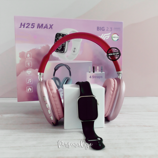 Smartwatch H25 MAX - Inclui headphones