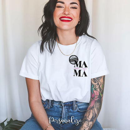 T-shirt charme "Mamã"