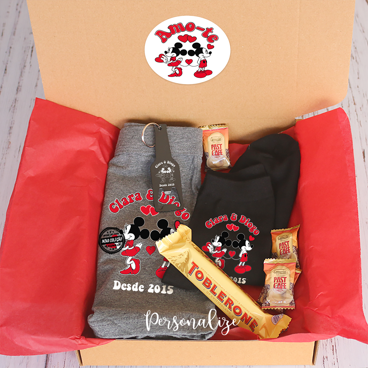 Kit namorados "Minnie e Mickey"