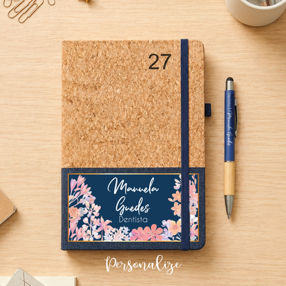 Agenda 2027 Diária Personalizada "Floral"