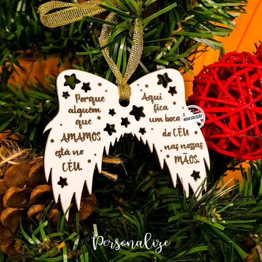 Pendente de Natal asas - EXPRESSO