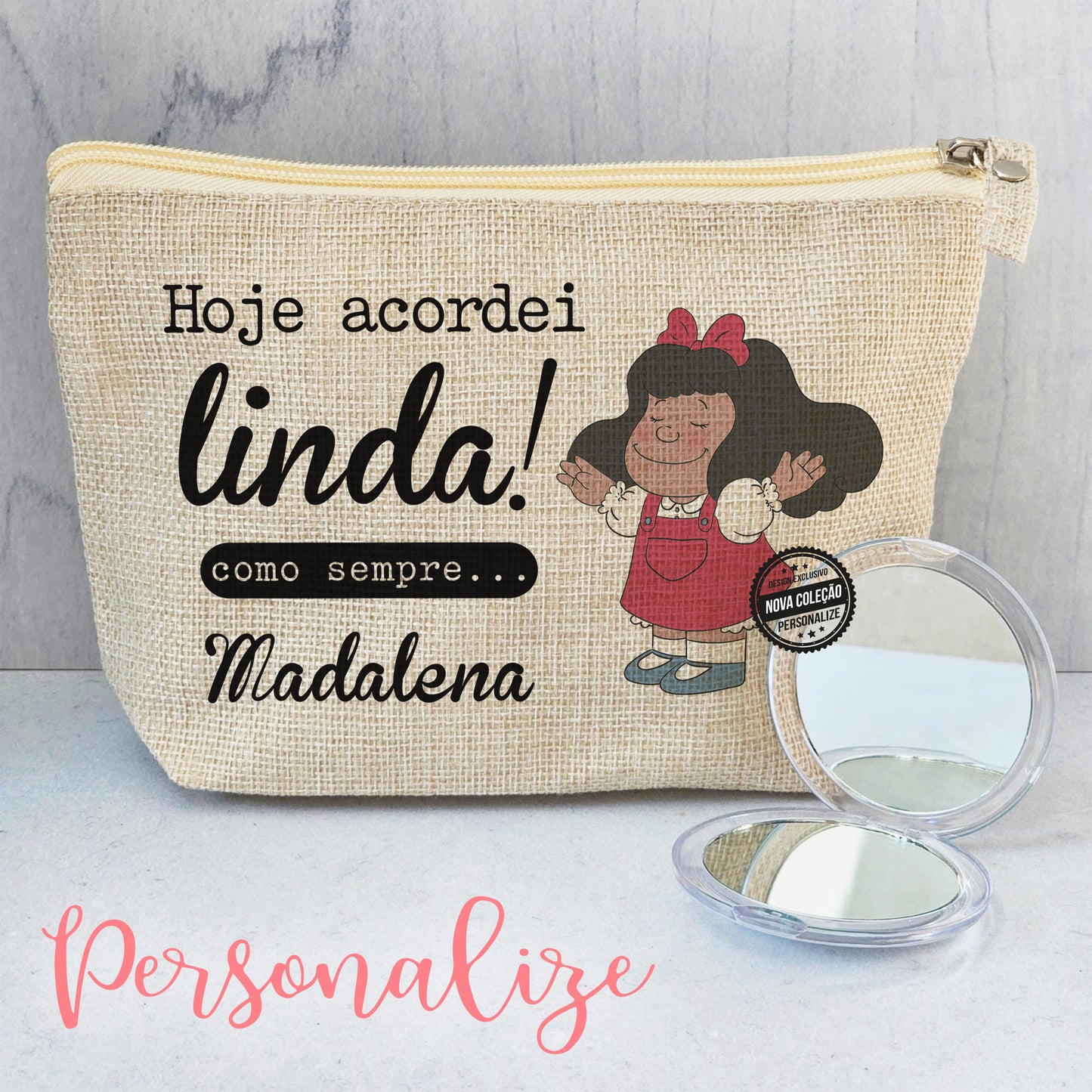 Bolsa com espelho "Mafaldinha"