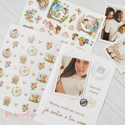 Caderneta fotografias "Melhor mãe do mundo"