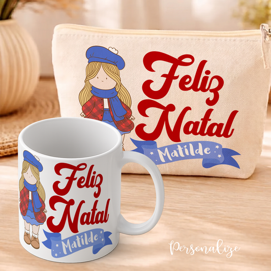 🎄✨ Neste Natal, oferece magia em cada detalhe! ❤️

Há presentes que são muito mais do que presentes… são feitos a pensar em alguém especial! 🎁
Conjunto bolsa 100% algodão + caneca com bonequinha "Feliz Natal" . Personalize com pequena frase e/ou nome que desejar.&nbsp;